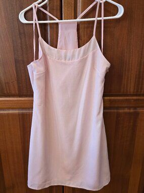CYNTHIA STEFFE rose pink dress spaghetti shoulder strap